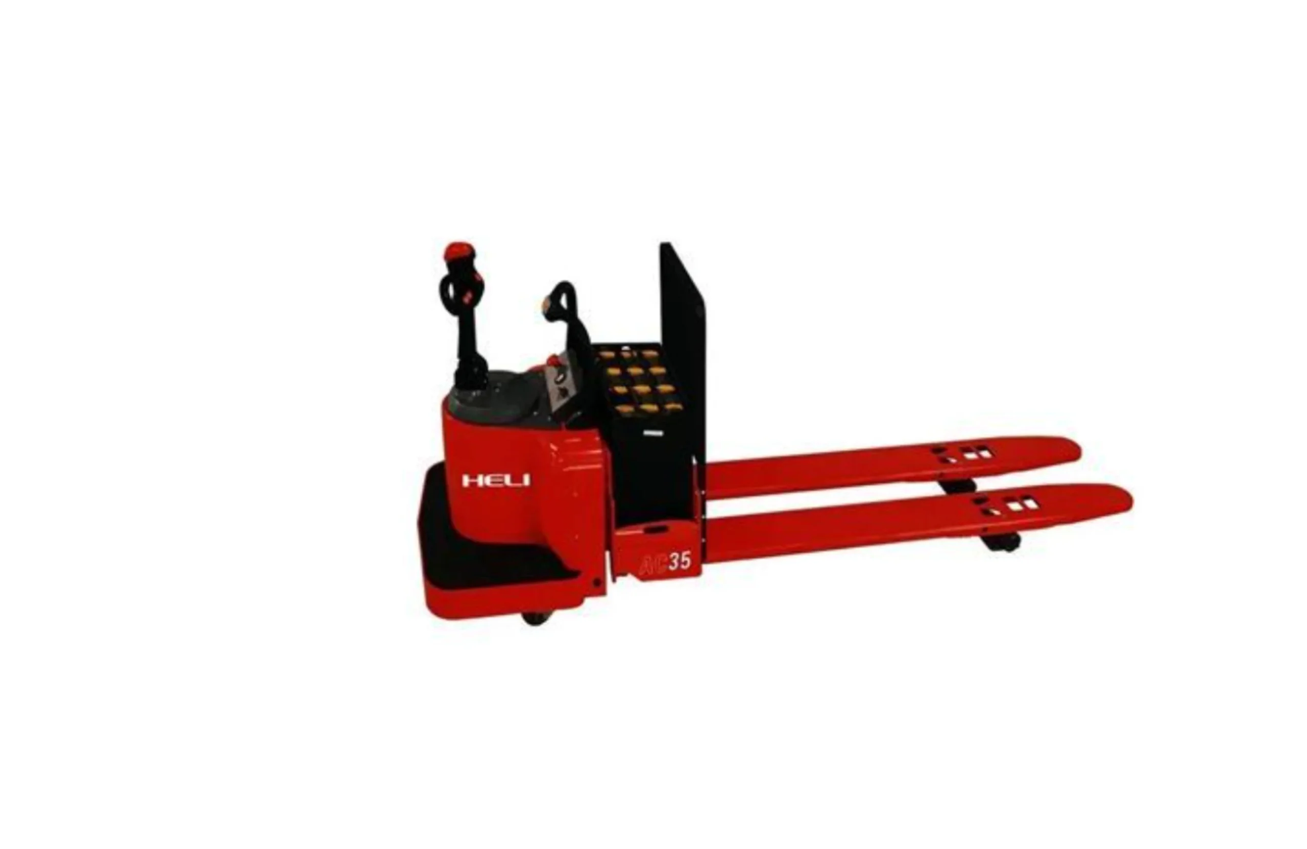 Patín Pallet Sencillo y Doble Operador a Bordo Eléctrico Litio (3.5 Ton)